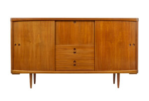 Mid Century Danish Teak High Board by H.w.klein for Bramin — thumbnail 13