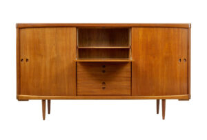 Mid Century Danish Teak High Board by H.w.klein for Bramin — thumbnail 12