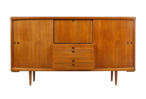 Mid Century Danish Teak High Board by H.w.klein for Bramin — thumbnail 11
