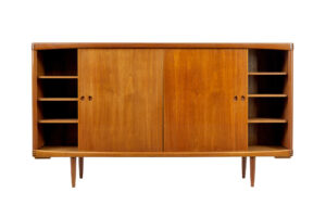Mid Century Danish Teak High Board by H.w.klein for Bramin — thumbnail 10