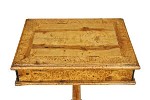 Mid 19th Century Swedish Burr Birch Work Table — thumbnail 3