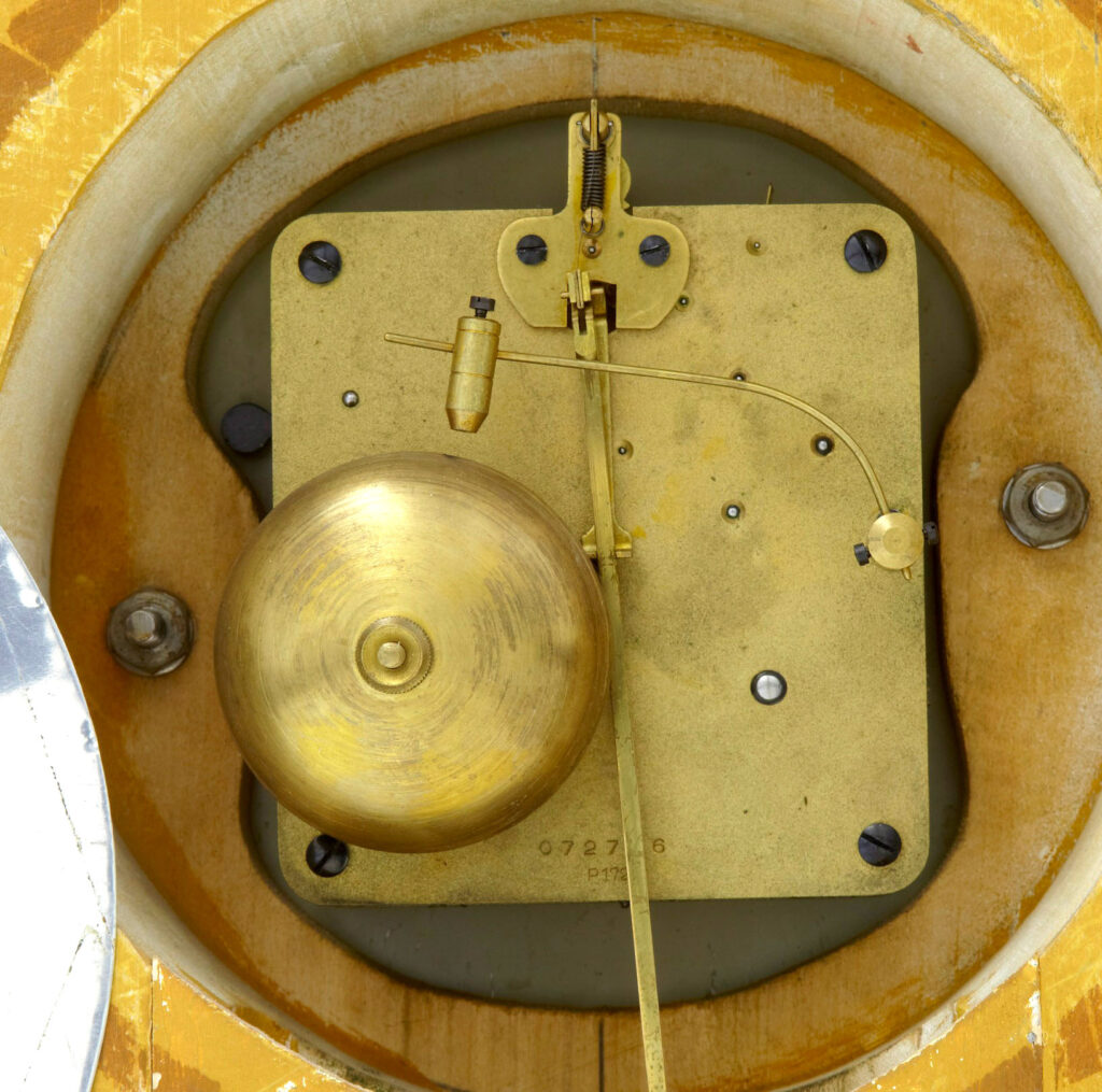 Mid Century Carved Rococo Revival Gilt Clock by Westerstrand — image 3