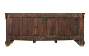 18th Century Inlaid Oak Lancashire Dresser Base — thumbnail 3