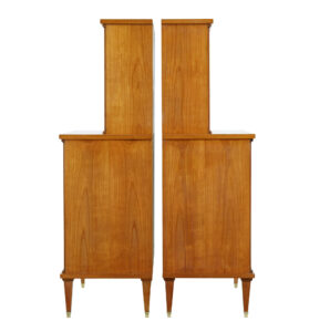 Pair of Mid Century Scandinavian Elm Cabinets — thumbnail 9