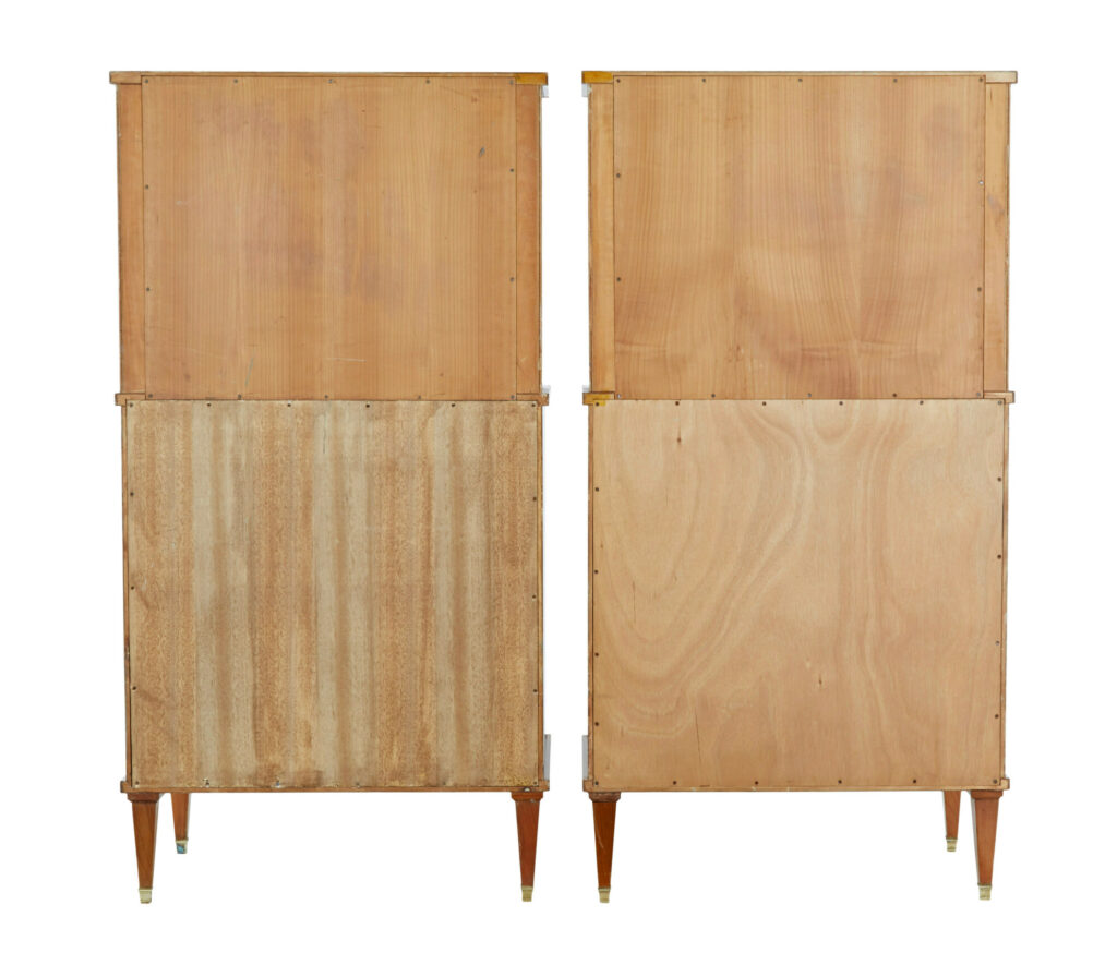 Pair of Mid Century Scandinavian Elm Cabinets — image 8