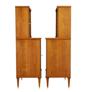 Pair of Mid Century Scandinavian Elm Cabinets — thumbnail 7