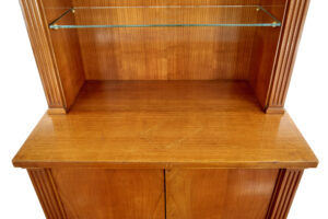 Pair of Mid Century Scandinavian Elm Cabinets — thumbnail 6