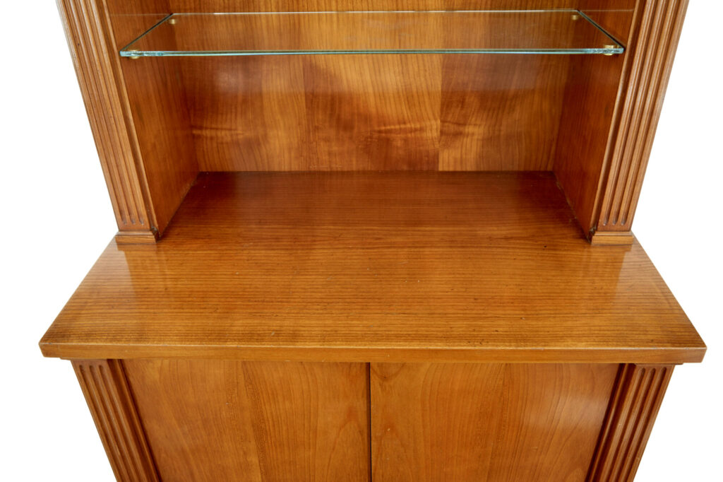 Pair of Mid Century Scandinavian Elm Cabinets — image 5