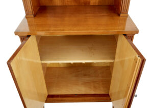 Pair of Mid Century Scandinavian Elm Cabinets — thumbnail 4