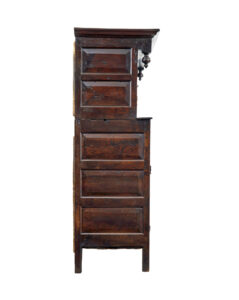 17th Century Carved Oak Welsh Court Cupboard — thumbnail 4