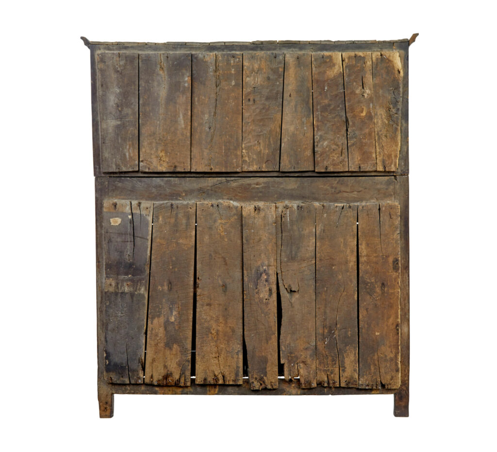 17th Century Carved Oak Welsh Court Cupboard — image 3