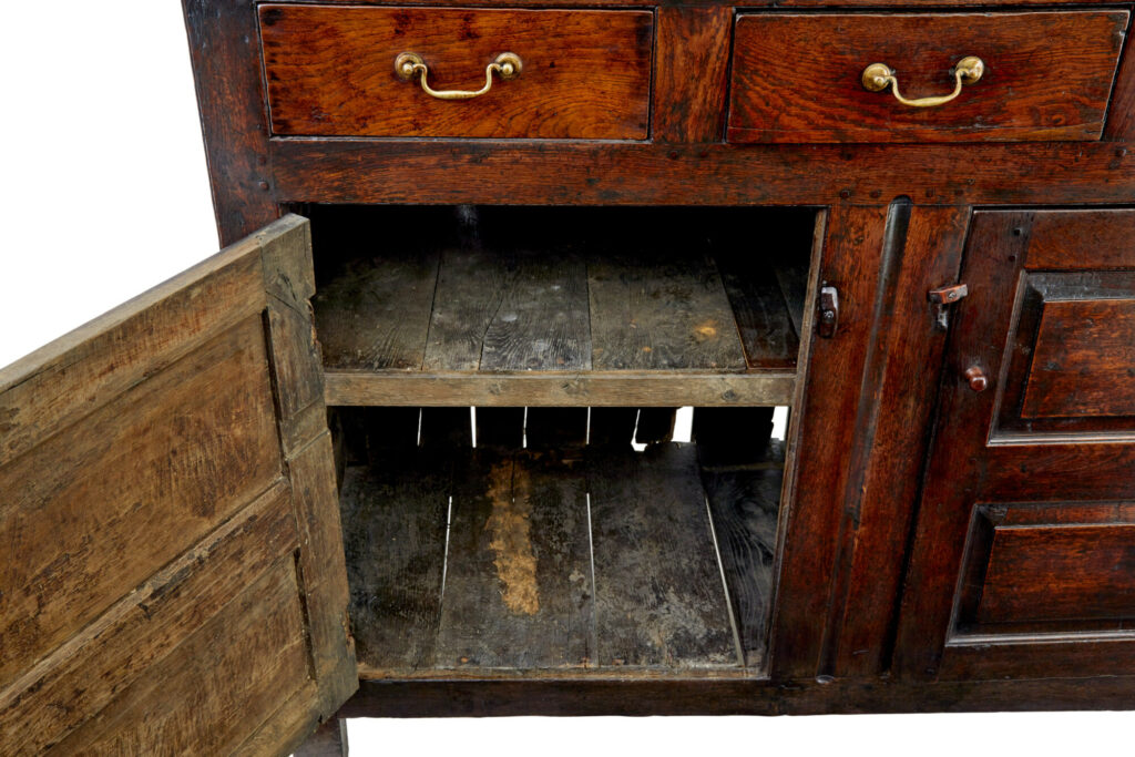 17th Century Carved Oak Welsh Court Cupboard — image 9