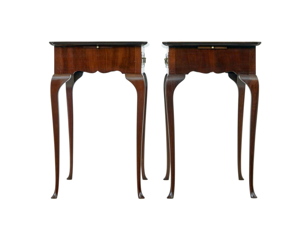 Pair of Early 20th Century Silver Side Tables — image 6