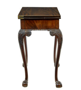19th Century Chippendale Revival Carved Games Table — thumbnail 6