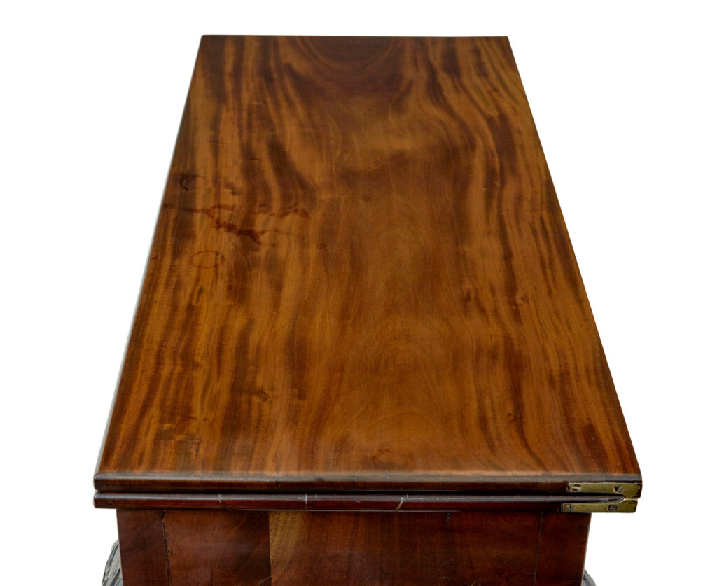 19th Century Chippendale Revival Carved Games Table — image 4