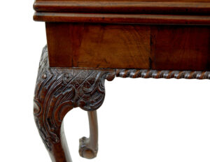 19th Century Chippendale Revival Carved Games Table — thumbnail 2