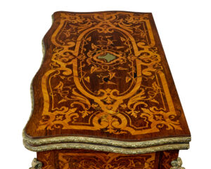 19th Century Louis Xv Influenced Inlaid Card Table — thumbnail 4