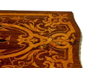 19th Century Louis Xv Influenced Inlaid Card Table — thumbnail 3