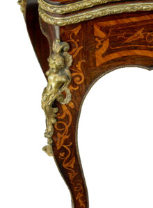 19th Century Louis Xv Influenced Inlaid Card Table — thumbnail 2