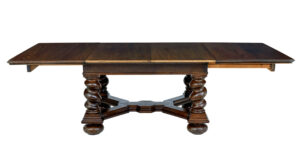 Early 20th Century Oak Extending Dining Table — thumbnail 4