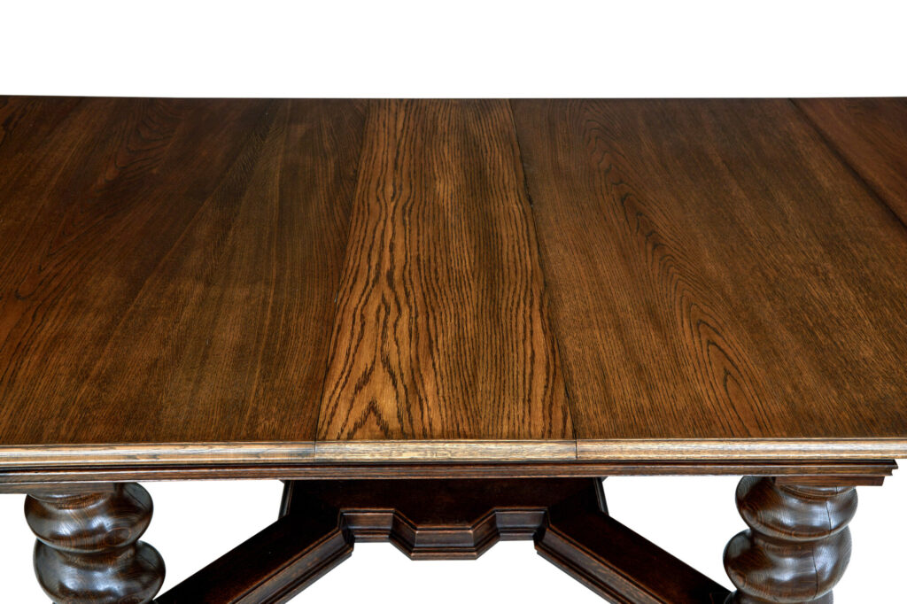 Early 20th Century Oak Extending Dining Table — image 10