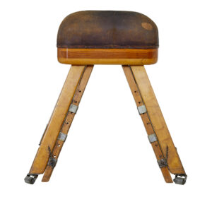 Large Mid 20th Century Scandinavian Pine Gym Horse — thumbnail 6