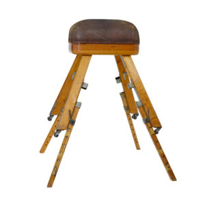Large Mid 20th Century Scandinavian Pine Gym Horse — thumbnail 3
