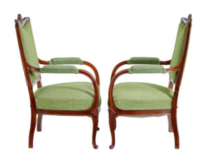 Set of 6 Mid 20th Century Carved Dining Chairs — thumbnail 8