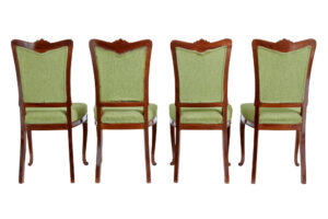 Set of 6 Mid 20th Century Carved Dining Chairs — thumbnail 6