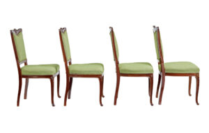 Set of 6 Mid 20th Century Carved Dining Chairs — thumbnail 5