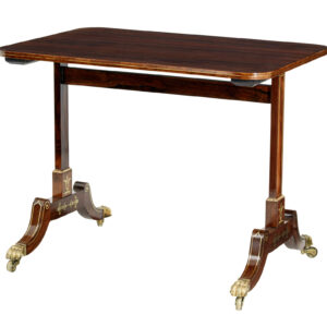 19TH CENTURY REGENCY PERIOD INLAID SIDE TABLE