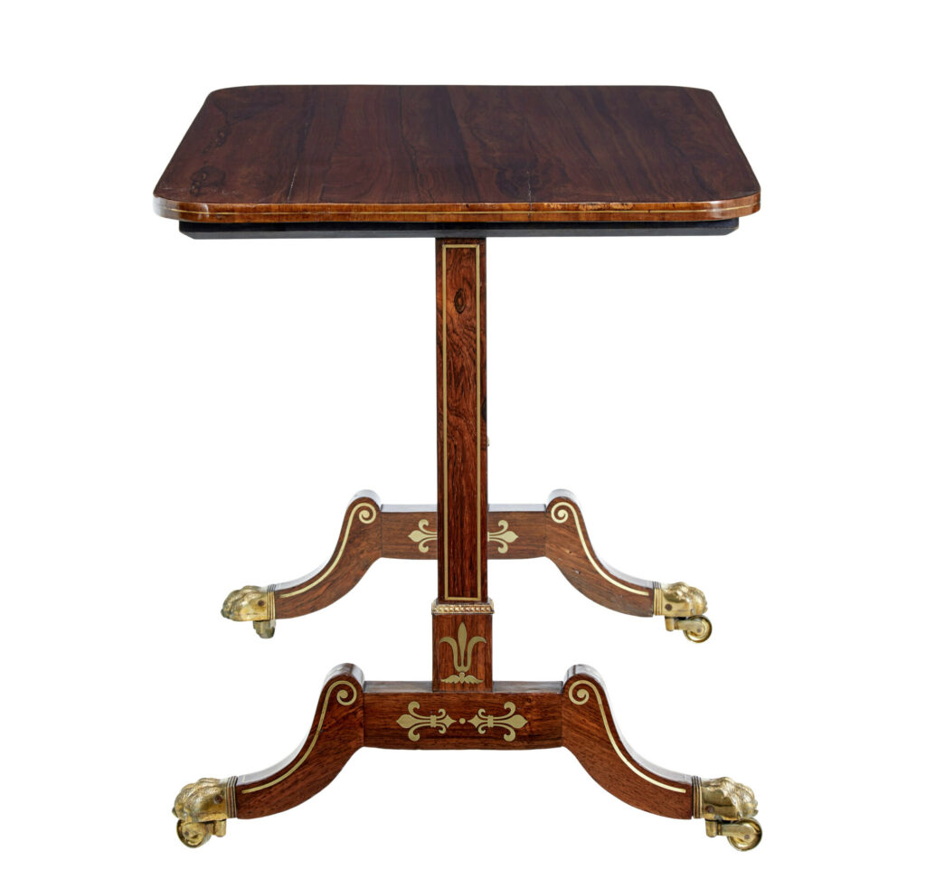 19th Century Regency Period Inlaid Side Table — image 6