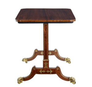 19th Century Regency Period Inlaid Side Table — thumbnail 6