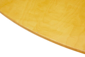 Large Round Scandinavian Bruno Mathsson Birch Dining Table — thumbnail 4