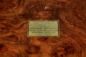 19th Century Brass Bound Mahogany Writing Slope — thumbnail 3