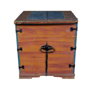 Mid 19th Century Traditional Swedish Painted Coffer — thumbnail 9