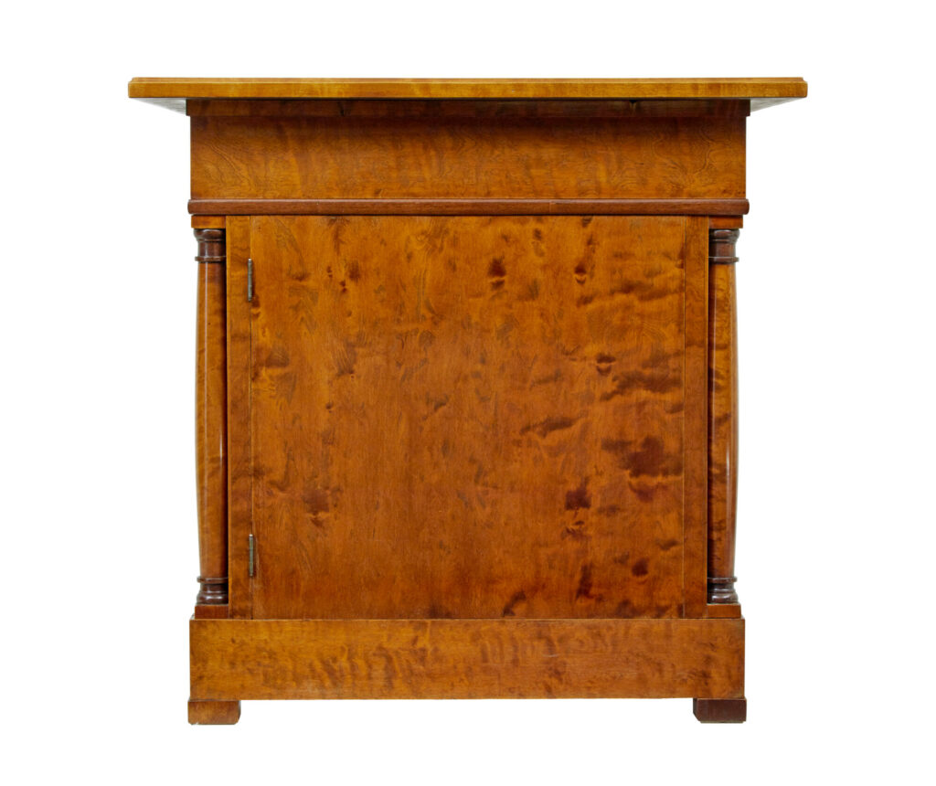 19th Century Empire Revival Swedish Birch Desk — image 7
