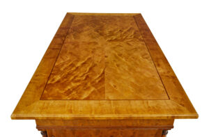 19th Century Empire Revival Swedish Birch Desk — thumbnail 3