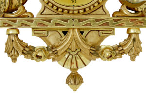 20th Century Westerstrand Rococo Revival Gilt Carved Clock — thumbnail 4