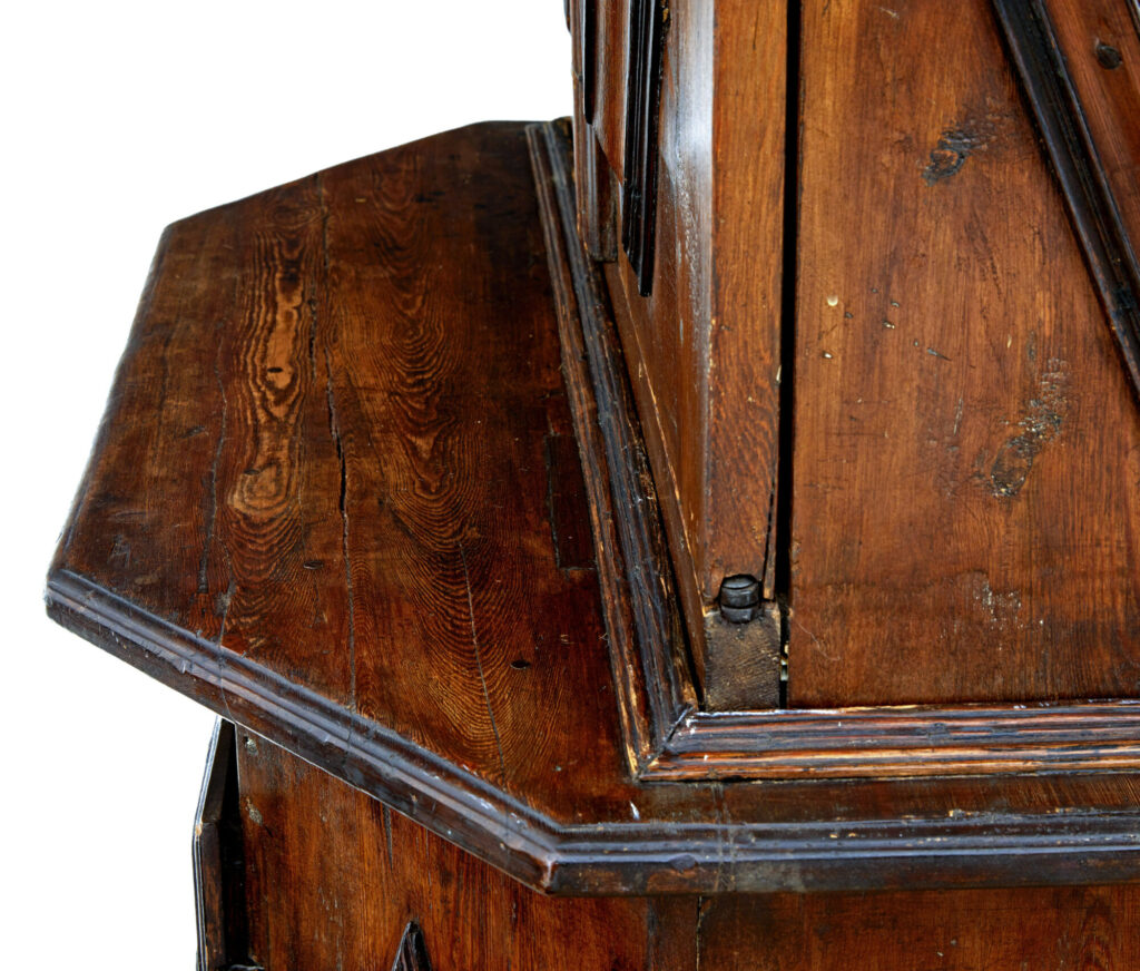 18th Century Scandinavian Pine Baroque Cupboard — image 3