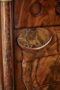 Pair of Early 19th Century Mahogany Biedermeier Secretaire Chests — thumbnail 7