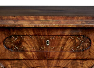 Pair of Early 19th Century Mahogany Biedermeier Secretaire Chests — thumbnail 6