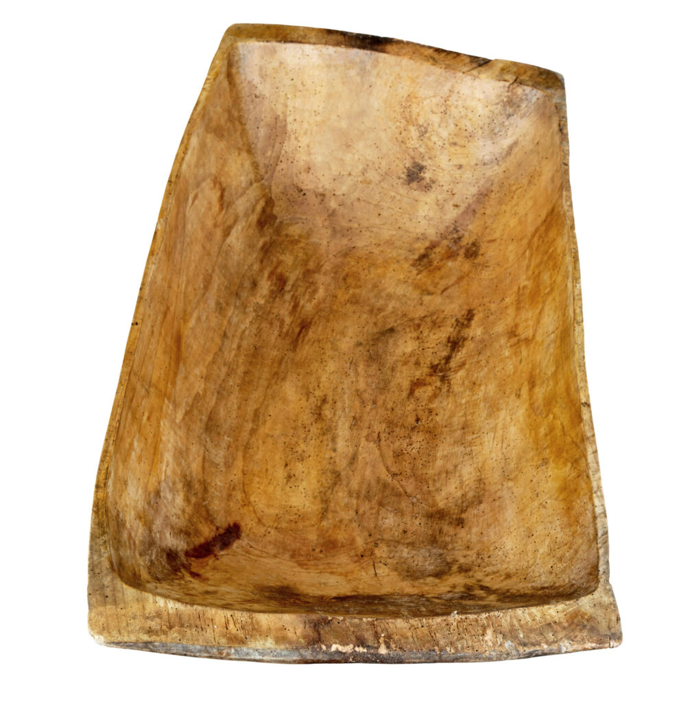 Early 20th Century Adzed Food Vessel — image 5