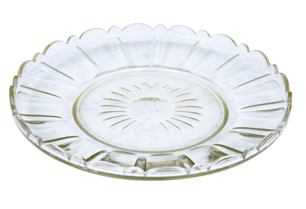 Early 20th Century Cut Glass Pumpkin Halloween Punch Bowl — image 7