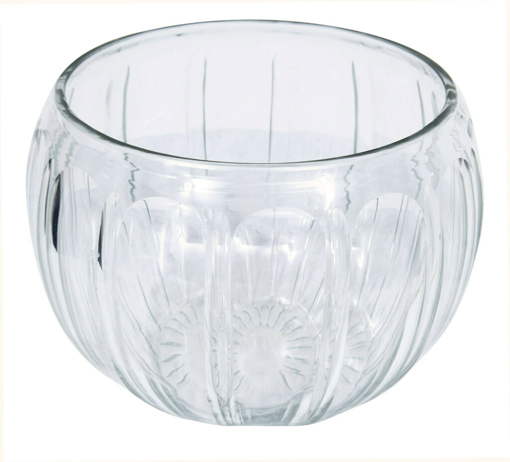 Early 20th Century Cut Glass Pumpkin Halloween Punch Bowl — image 6