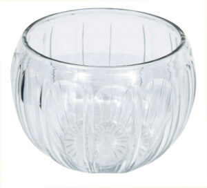 Early 20th Century Cut Glass Pumpkin Halloween Punch Bowl — thumbnail 6