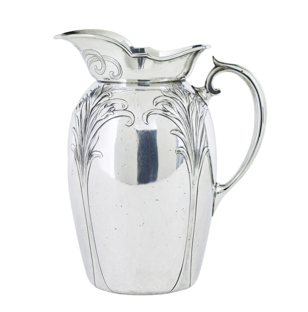 Art Nouveau Silver Plate Jug and Bowl by Christofle — image 9