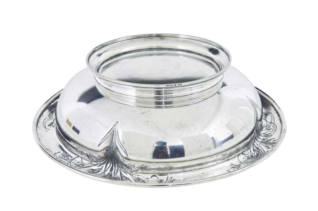 Art Nouveau Silver Plate Jug and Bowl by Christofle — image 4
