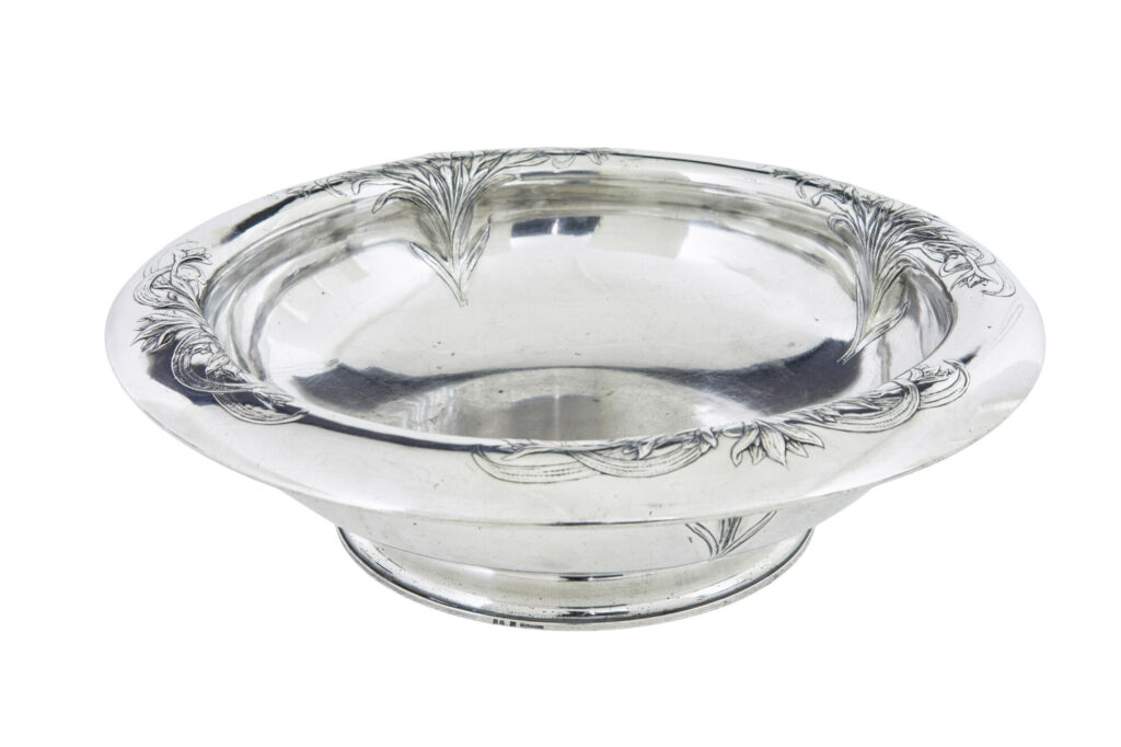 Art Nouveau Silver Plate Jug and Bowl by Christofle — image 3