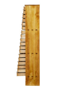Early 20th Century Apothecary Fruitwood Tall Chest of Drawers — thumbnail 5